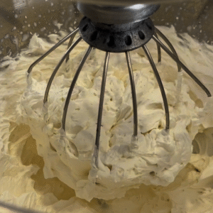 Receta Relleno de Nata con Vainilla